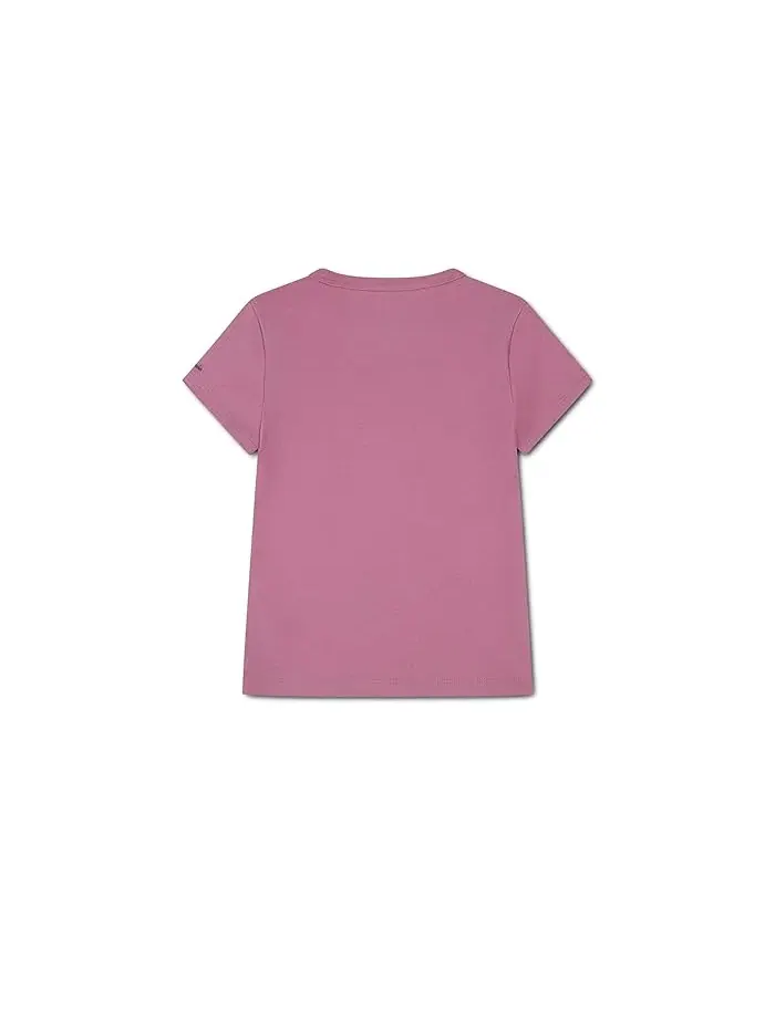 Футболка с принтом Galentine's Club Baby Tee abercrombie kids — изображение 2 из 4, розовый