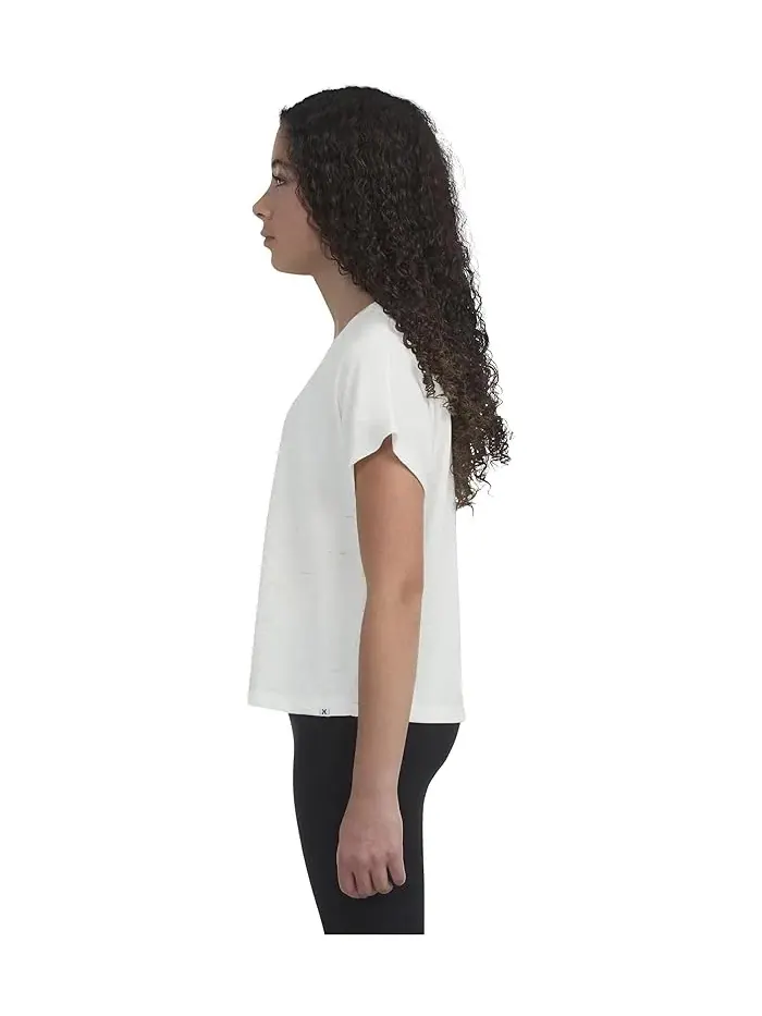 Футболка свободного кроя Cloud Slub Dolman Top Hurley Kids — изображение 3 из 4, бежевый