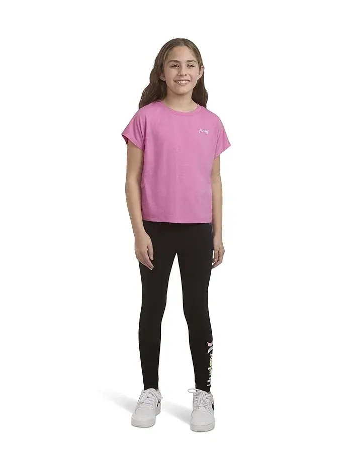 Топ Cloud Slub Dolman Hurley Kids — изображение 2 из 3, розовый