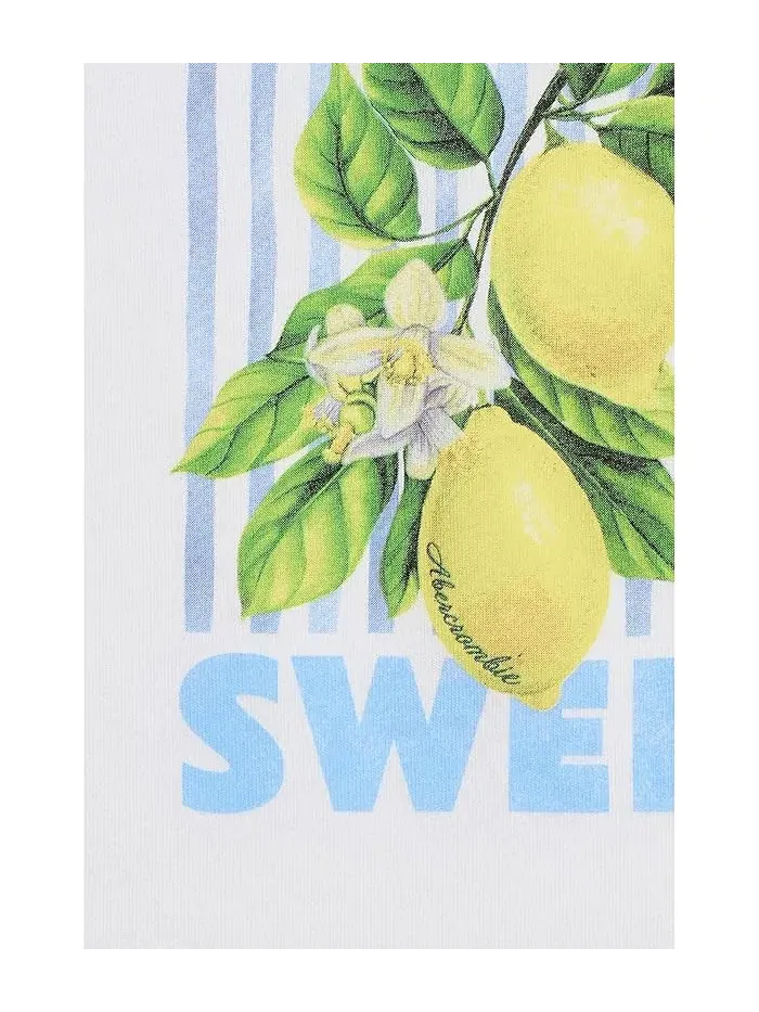 Футболка Sour and Sweet Classic Tee abercrombie kids — изображение 3 из 3, яркий белый