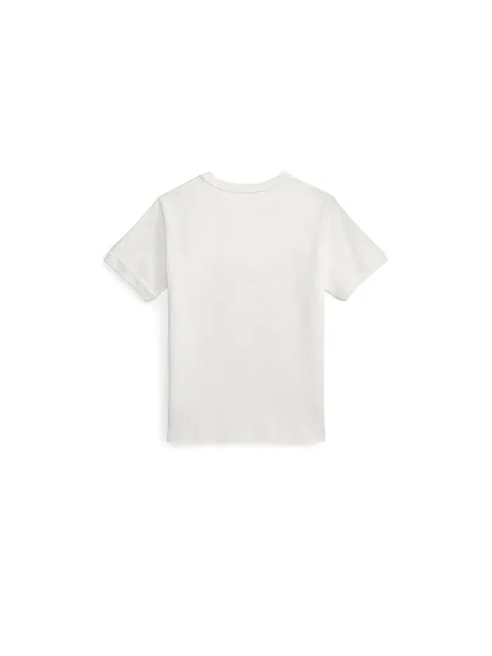 Футболка Polo Bear Cotton Jersey Big Kid Polo Ralph Lauren Kids — изображение 2 из 2, синий
