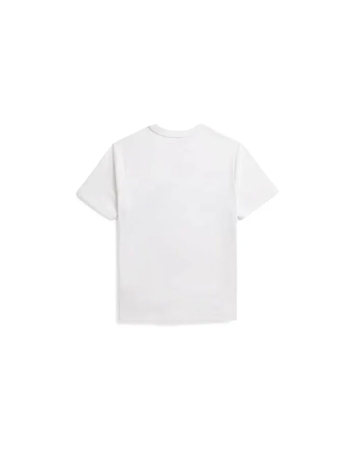 Футболка с принтом акулы Polo Ralph Lauren Kids — изображение 2 из 2, белый