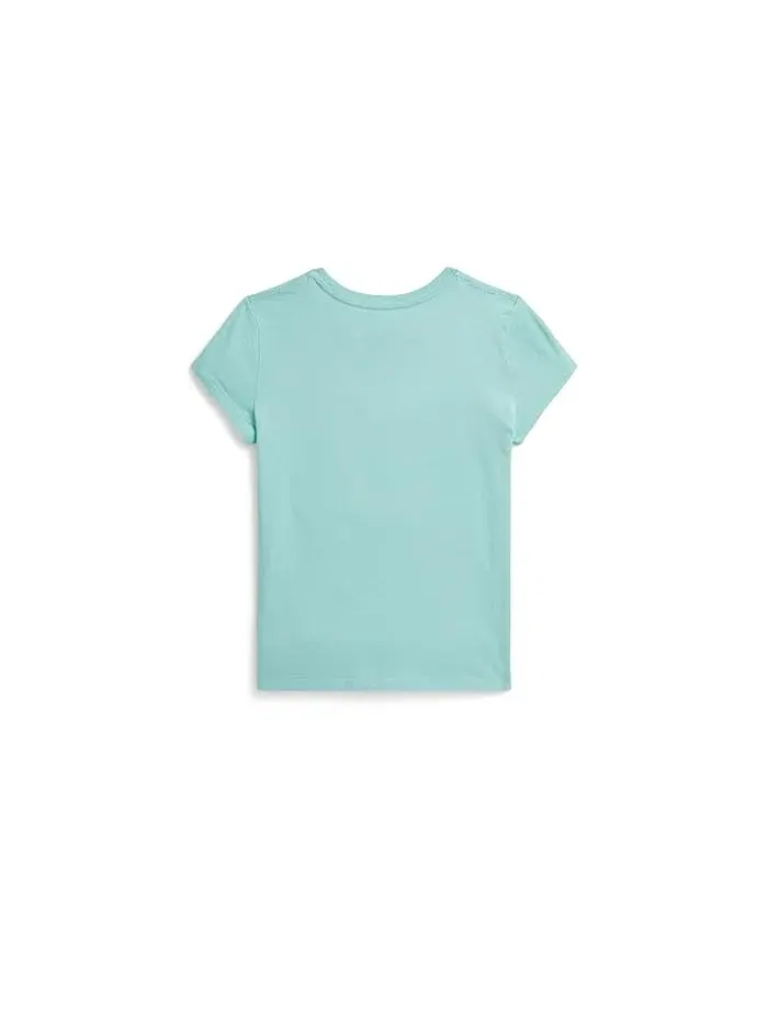 Футболка Polo Bear Cotton Jersey Tee Ralph Lauren Kids — изображение 2 из 2, зеленый