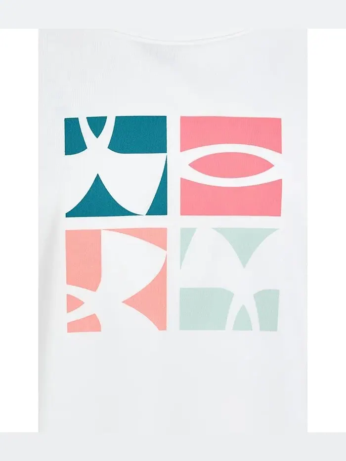 Футболка Tech Logo Graphic Short Sleeve Crew Under Armour Kids — изображение 3 из 3, белый/синий