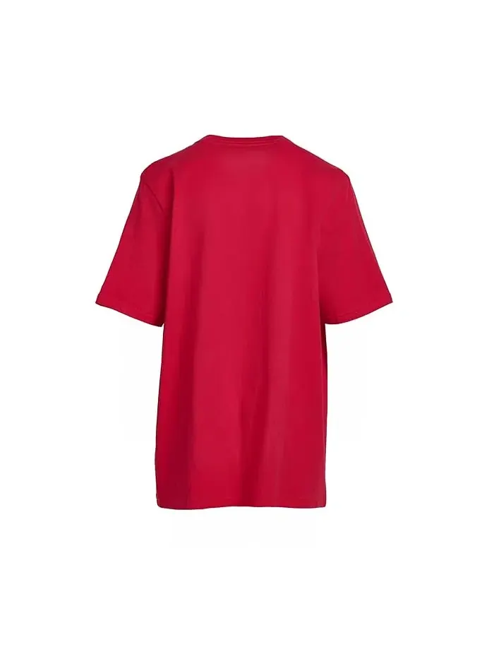 Футболка Basketball Court Tee Adidas Kids — изображение 2 из 3, рубин