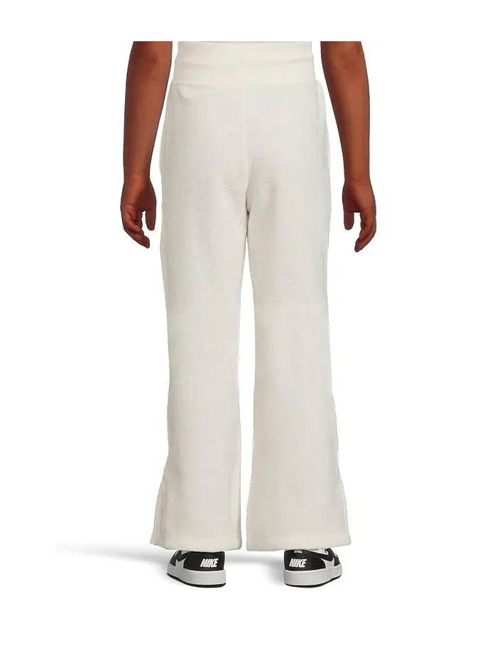 Флисовые штаны с широкими штанинами Sportswear Fleece Pants Nike Kids — изображение 2 из 4, черный/белый