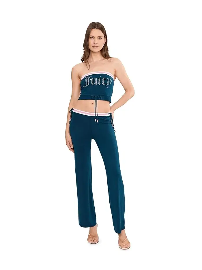 Топ без бретелек Juicy Couture — изображение 2 из 5, синий