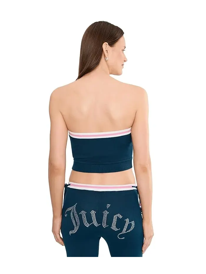 Топ без бретелек Juicy Couture — изображение 4 из 5, синий