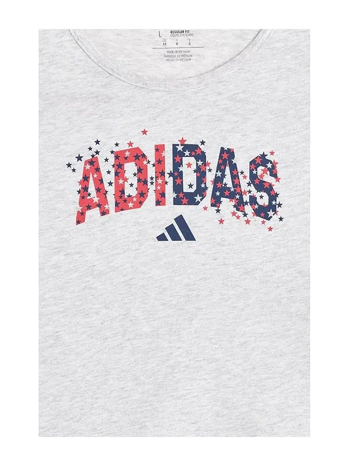 Футболка с принтом Swing Tank Adidas Kids — изображение 3 из 3, серый/мульти