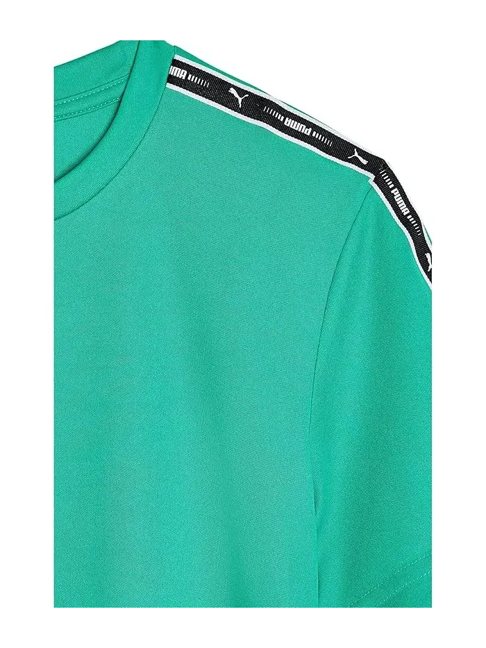 Футболка спортивная влагоотводящая Sport Pack PUMA Kids — изображение 3 из 3, темно-синий