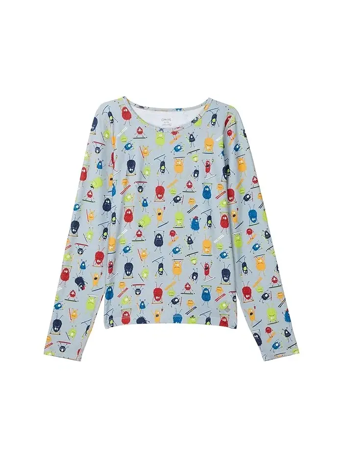 Футболка с принтом Originals Print Crew Neck Hot Chillys Kids — серый