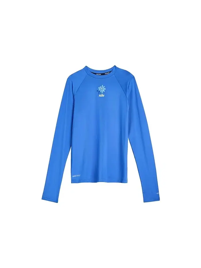 Футболка с длинным рукавом Dri-Fit UV Nike Kids — изображение 1 из 3, синий