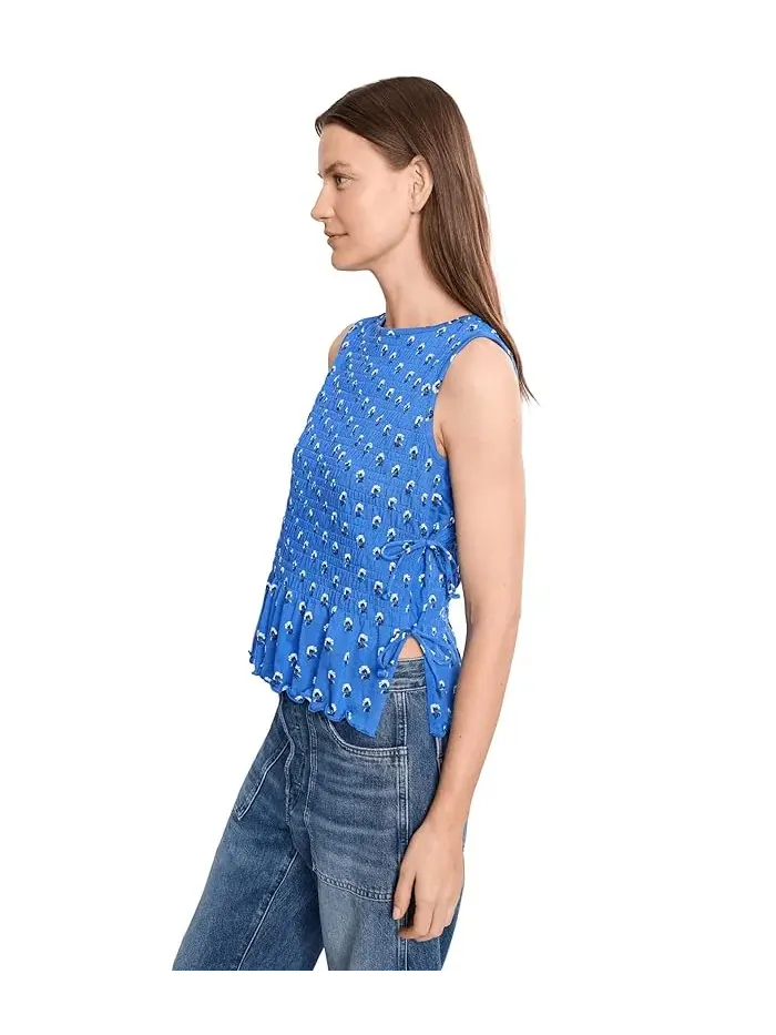 Топ с завязками Madewell — изображение 3 из 5, синий