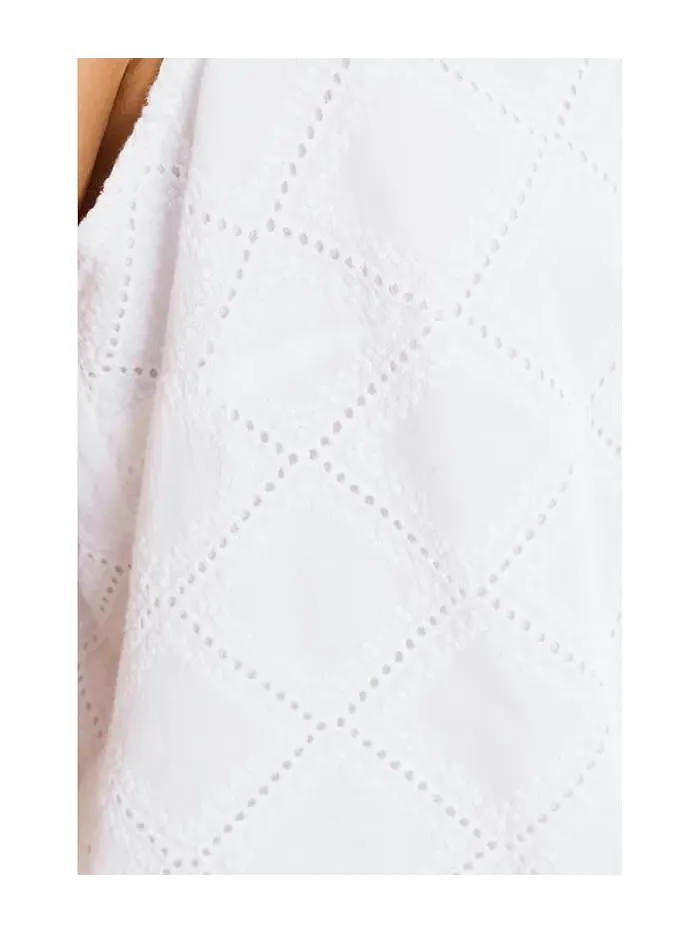 Топ Petite Diamond Eyelet NIC+ZOE — изображение 5 из 5, белый