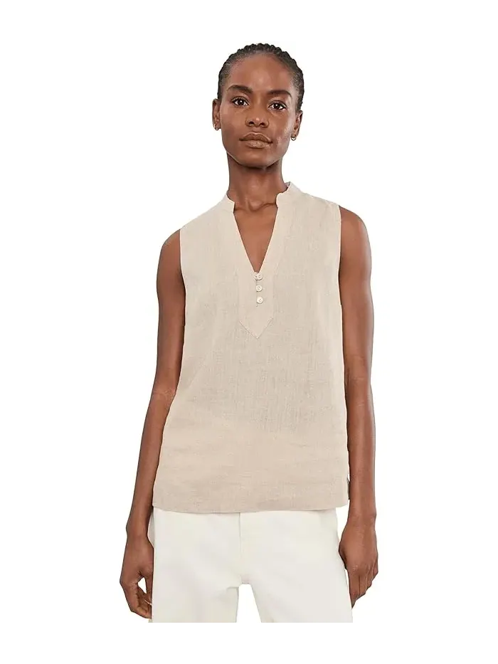 Безрукавка Two Palms Shine Sleeveless Popover Tommy Bahama — изображение 1 из 5, бежевый