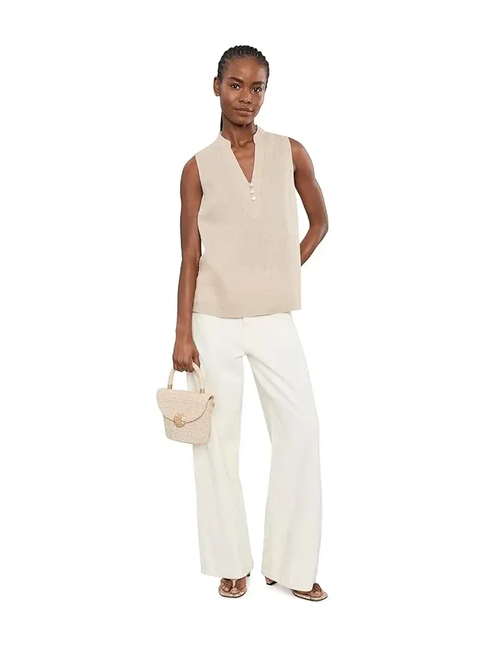 Безрукавка Two Palms Shine Sleeveless Popover Tommy Bahama — изображение 2 из 5, бежевый