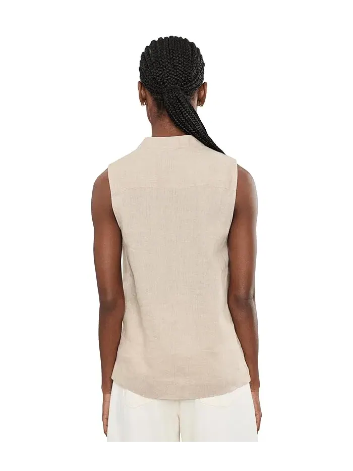 Безрукавка Two Palms Shine Sleeveless Popover Tommy Bahama — изображение 4 из 5, бежевый