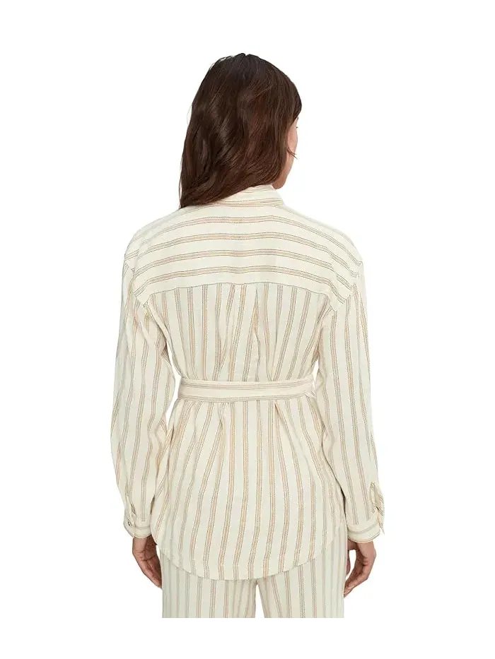 Shacket with belt striped Liverpool Los Angeles — изображение 4 из 5, картэй