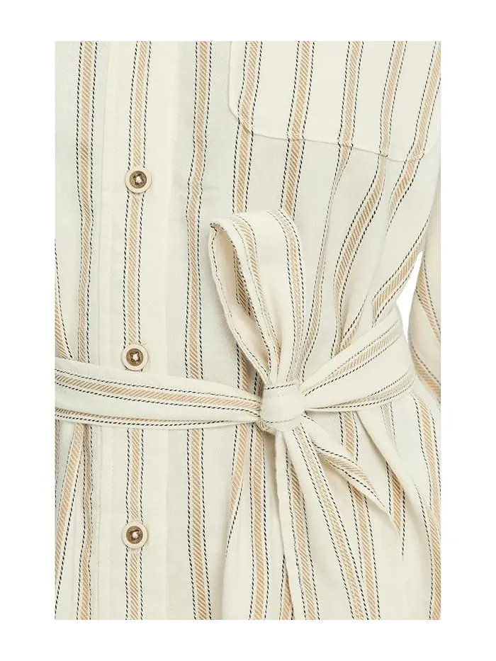 Shacket with belt striped Liverpool Los Angeles — изображение 5 из 5, картэй