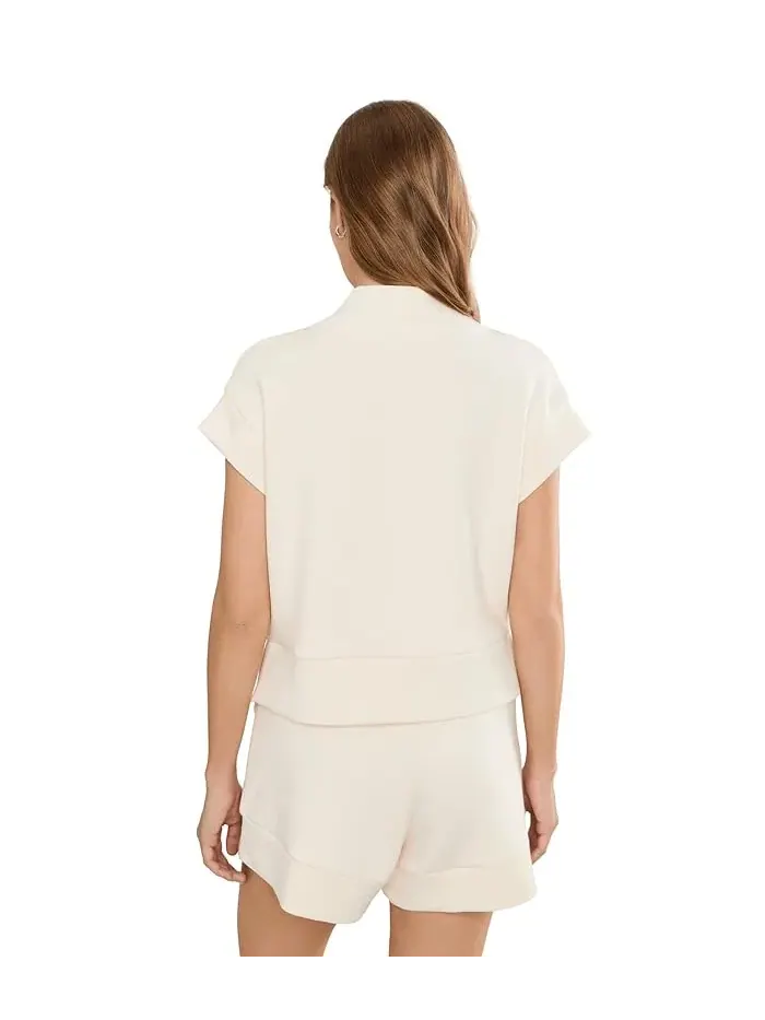 Топ Varley Gracee V-Neck — изображение 4 из 5, белый