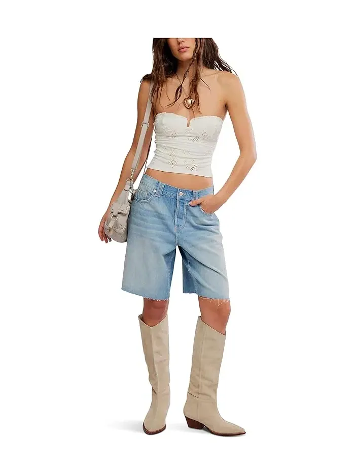 Топ Free People Ever Afternoon Tube Top — изображение 2 из 5, слоновая кость