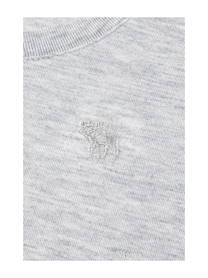 Пижама с длинным рукавом и джоггерами Core Long Sleeve Joggers Sleep Set abercrombie kids — изображение 3 из 4, яркий белый