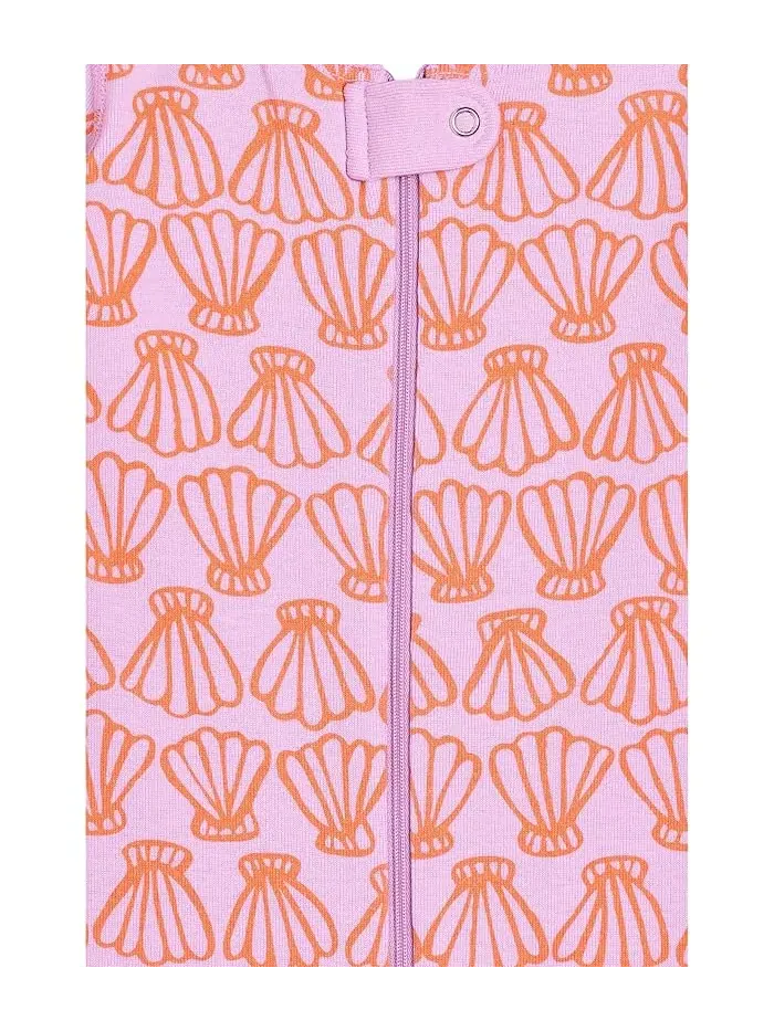 Пижама-слип с коротким рукавом HannaJams Print Shortie Sleeper Hanna Andersson — изображение 3 из 3, экрю