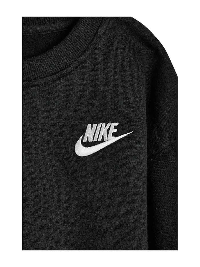 Свитшот оверсайз Nike Kids Oversized Crewneck — изображение 3 из 3, черный