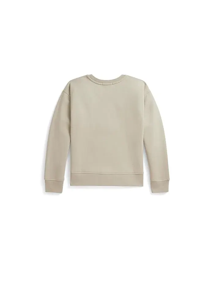 Толстовка из флиса Big Fit Logo Polo Ralph Lauren Kids — изображение 2 из 2, серый