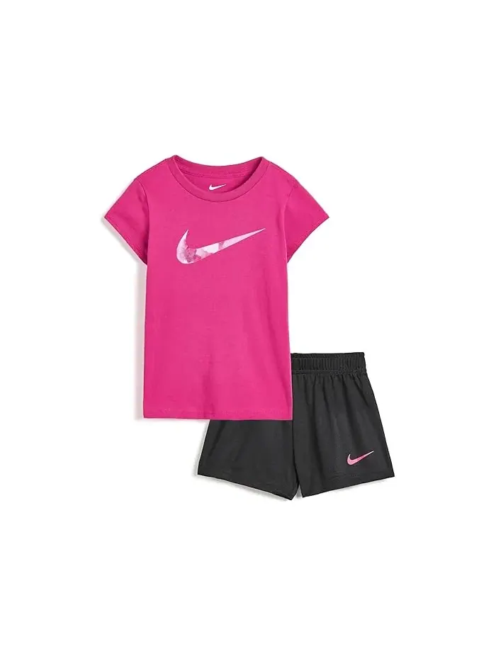 Детский комплект Move with Nature Mesh Shorts Set Nike — изображение 1 из 3, черный