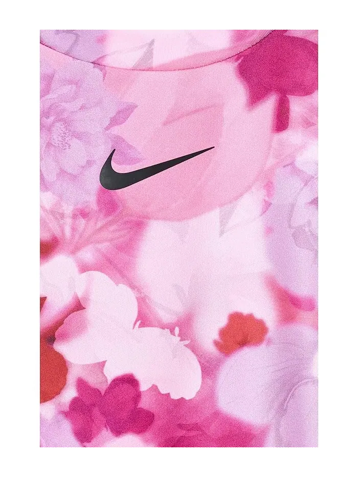 Спортивный комплект с цветочным принтом Move with Nature Sprinter Set Nike Kids — изображение 2 из 3, черный