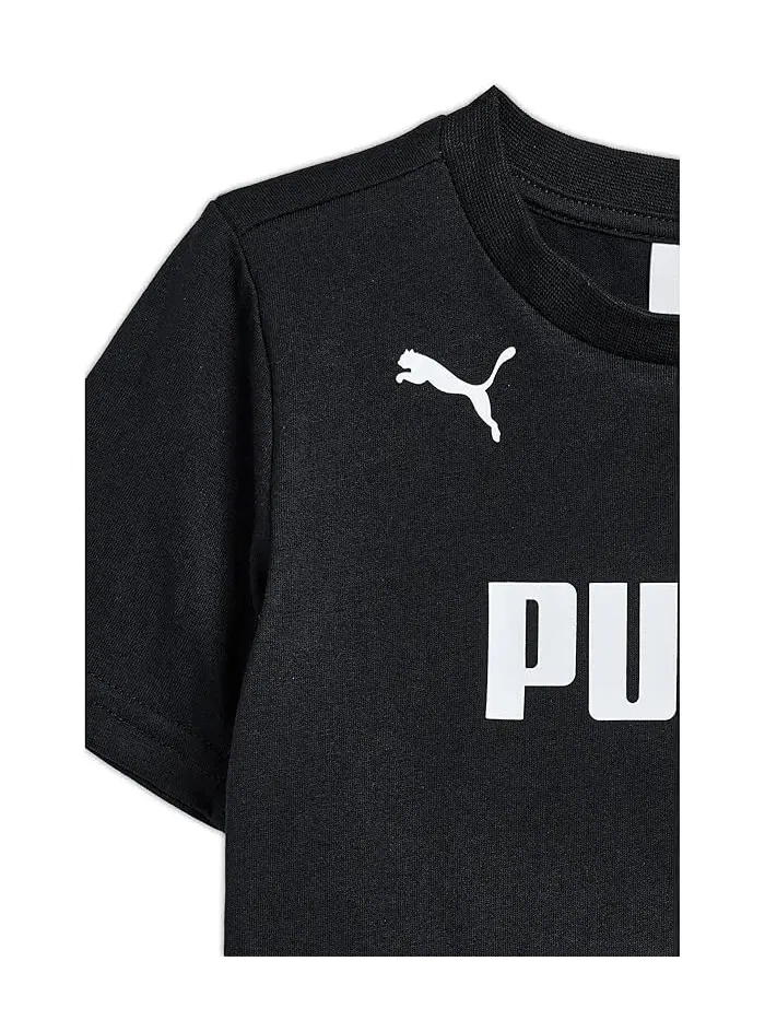 Комплект из футболки и шорт PUMA Kids — изображение 3 из 3, черный