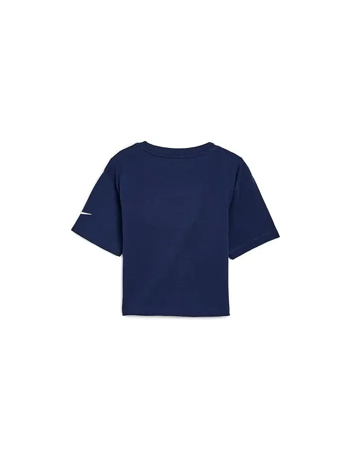 Детский комплект из футболки и велосипедок Nike Kids Lace It Up — изображение 2 из 3, синий