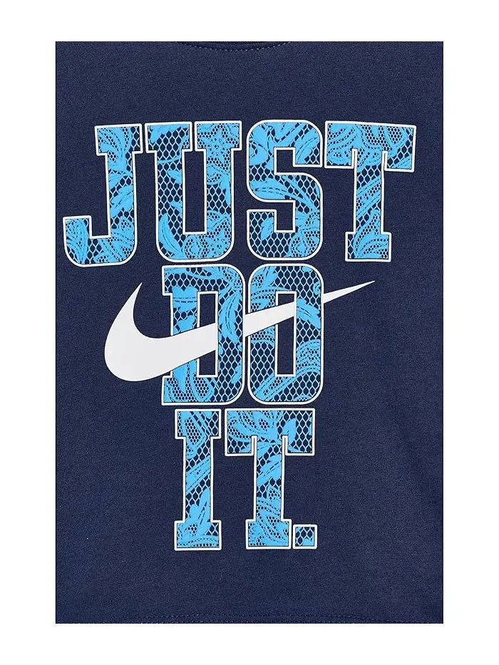 Детский комплект из футболки и велосипедок Nike Kids Lace It Up — изображение 3 из 3, синий