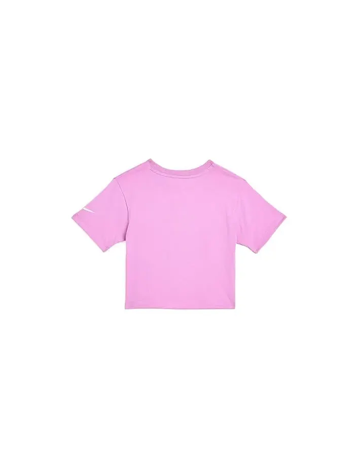 Спортивный комплект с шортами и топом Lace it Up Bike Shorts Set Nike Kids — изображение 2 из 3, белый/желтый//светлый
