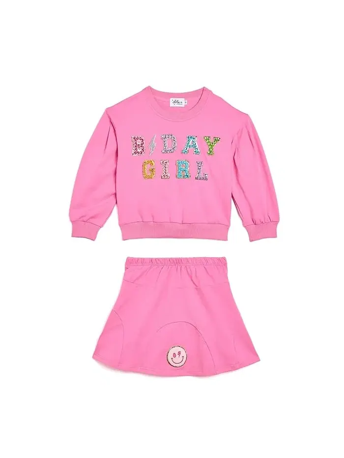 Детский комплект Crystal Gem Birthday Girl Set Lola and The Boys — изображение 1 из 3, розовый