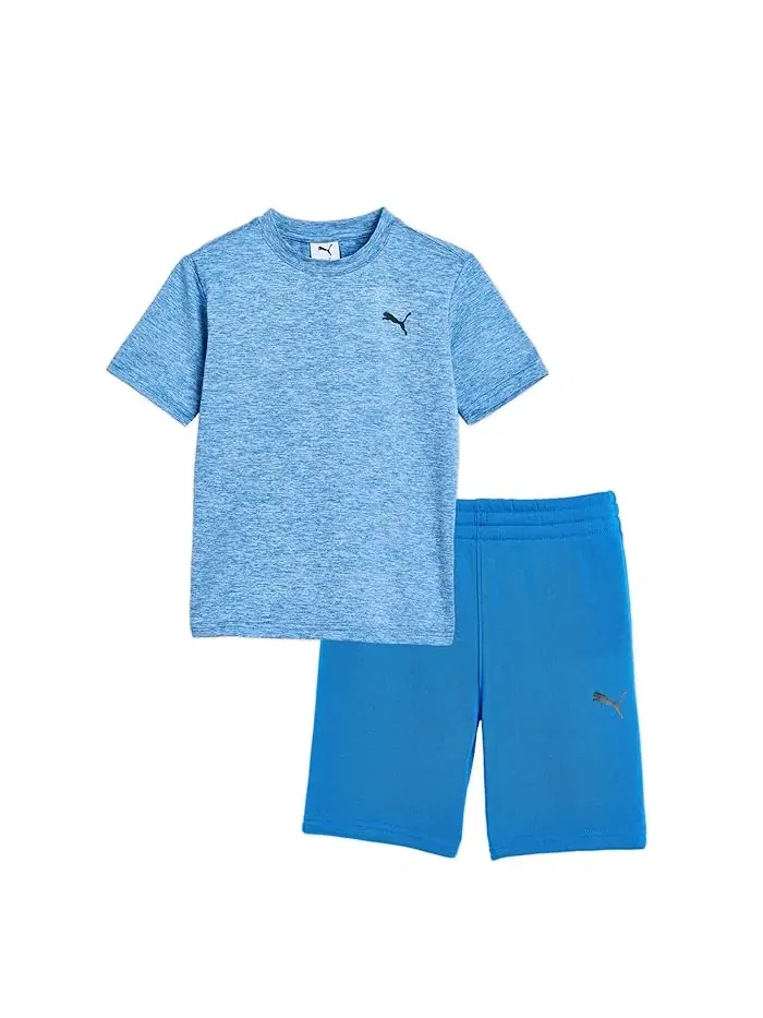 Детский комплект из футболки и шорт Air Mesh PUMA Kids — изображение 1 из 3, синий