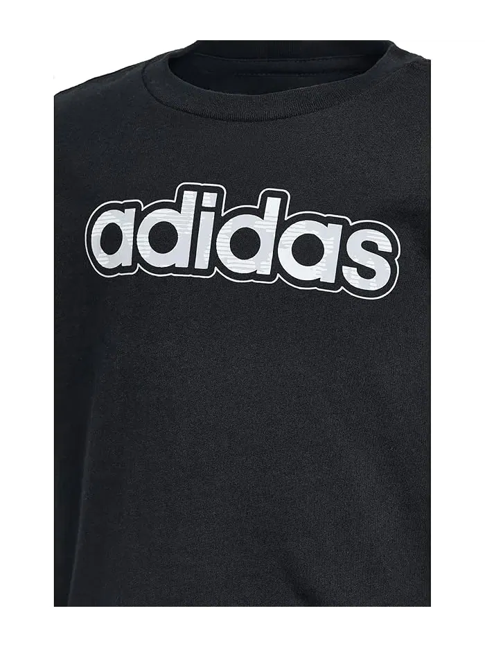 Детский комплект с камуфляжным принтом Adidas Kids — изображение 3 из 3, черный