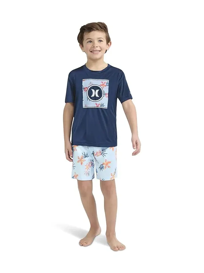 Детский комплект для плавания Tropical Floral Swim Set Hurley Kids — изображение 1 из 5, синий