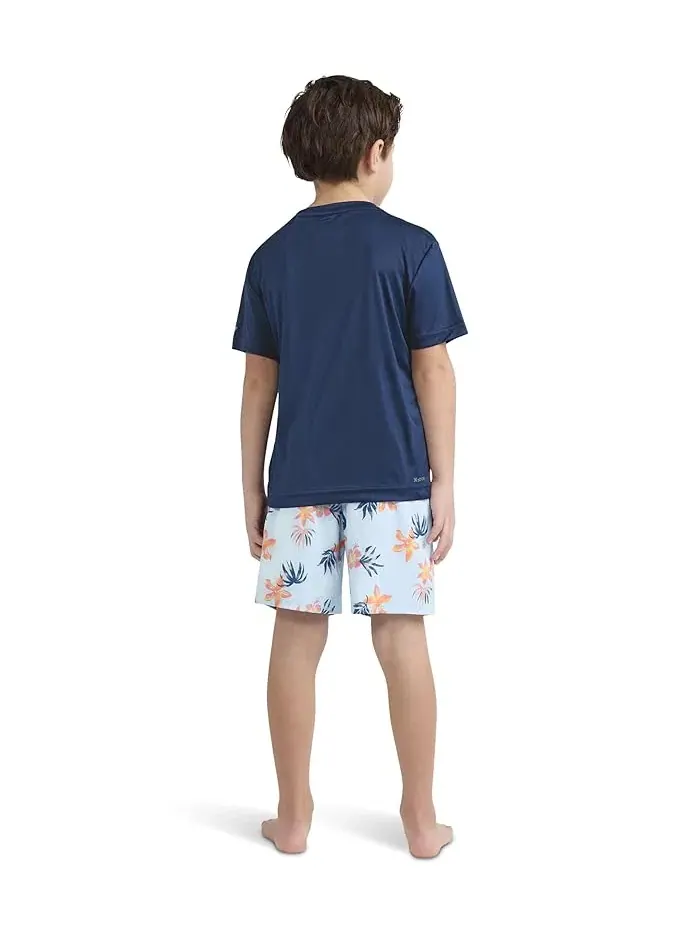Детский комплект для плавания Tropical Floral Swim Set Hurley Kids — изображение 3 из 5, синий