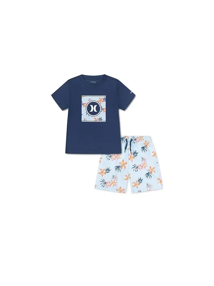 Детский комплект для плавания Tropical Floral Swim Set Hurley Kids — изображение 4 из 5, синий
