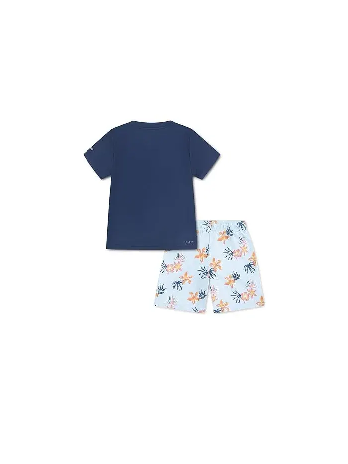 Детский комплект для плавания Tropical Floral Swim Set Hurley Kids — изображение 5 из 5, синий