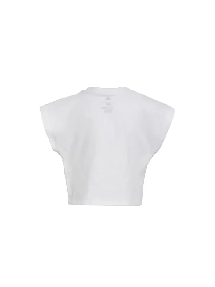 Детский набор: футболка без рукавов и юбка-шорты Aop Sleeveless Box Tee Faux Wrap Skort Set Adidas Kids — изображение 2 из 3