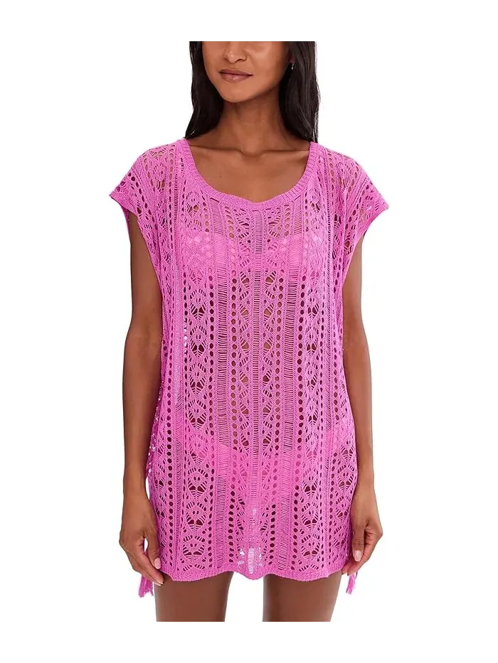 Туника BECCA Boho Bliss Sweater Knit — изображение 1 из 5, розоягодный
