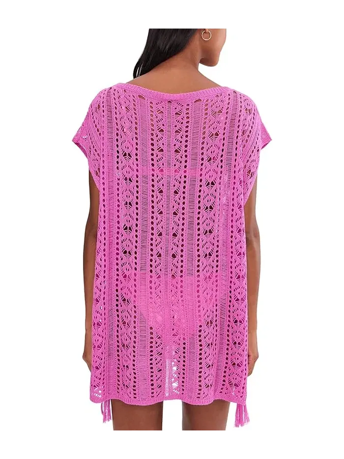 Туника BECCA Boho Bliss Sweater Knit — изображение 4 из 5, розоягодный