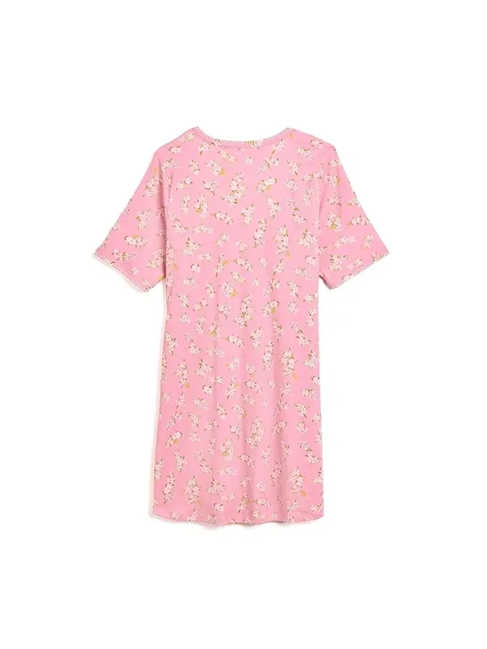 Ночная рубашка с цветочным принтом Plus Size Sleepdress Karen Neuburger, Butterfly Garden — изображение 2 из 3