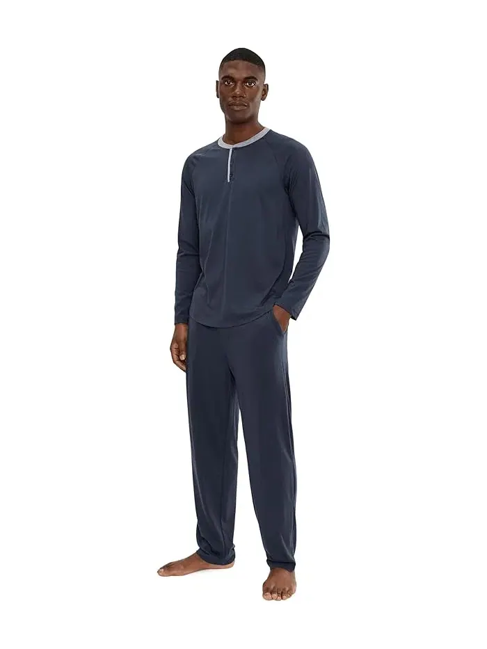 Лонгслив Henley Malibu Collection Barefoot Dreams — изображение 2 из 5, тауп