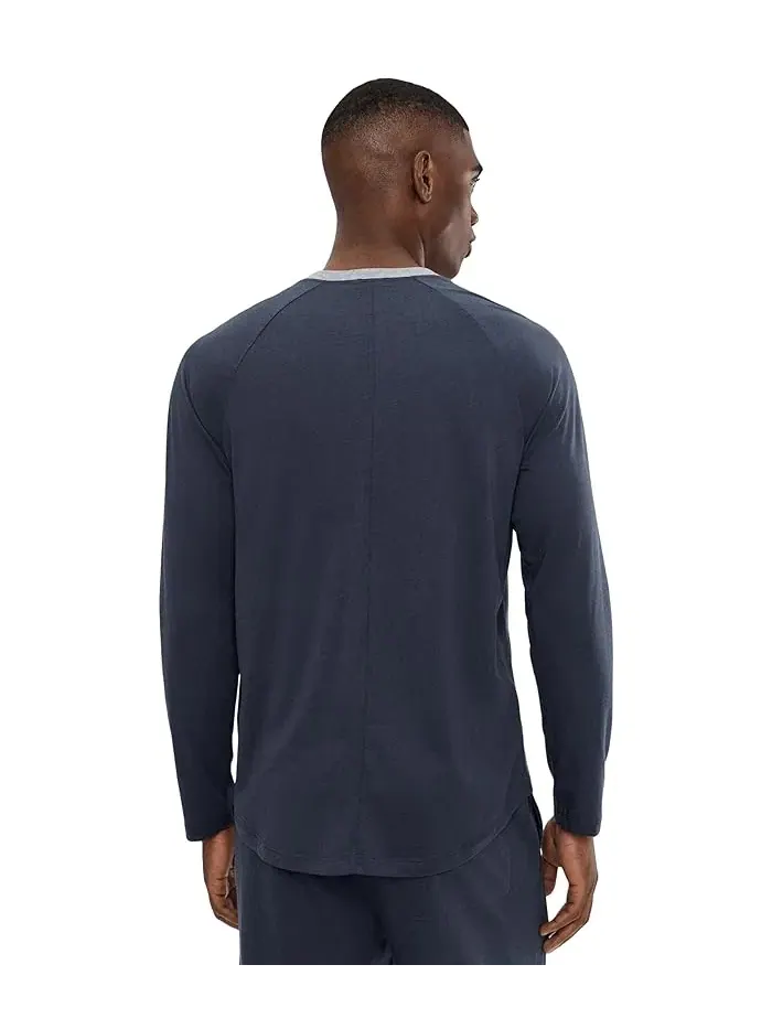 Лонгслив Henley Malibu Collection Barefoot Dreams — изображение 4 из 5, тауп