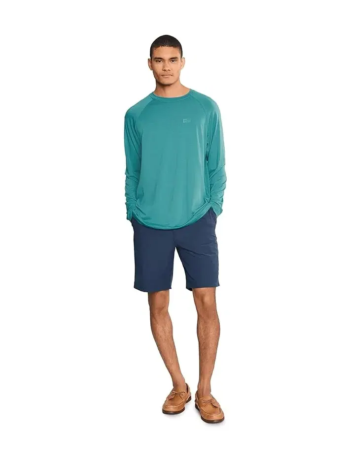 Лонгслив Mariner Lite UV Salty Crew — изображение 2 из 5, синий