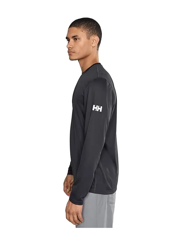 Лонгслив влагоотводящий HH Tech Crew Long Sleeve 2.0 Helly Hansen — изображение 3 из 5, черный